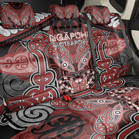 Aotearoa Iwi Ngapuhi Back Car Seat Cover Maori Kowhaiwhai Pattern LT19 - Polynesian Pride
