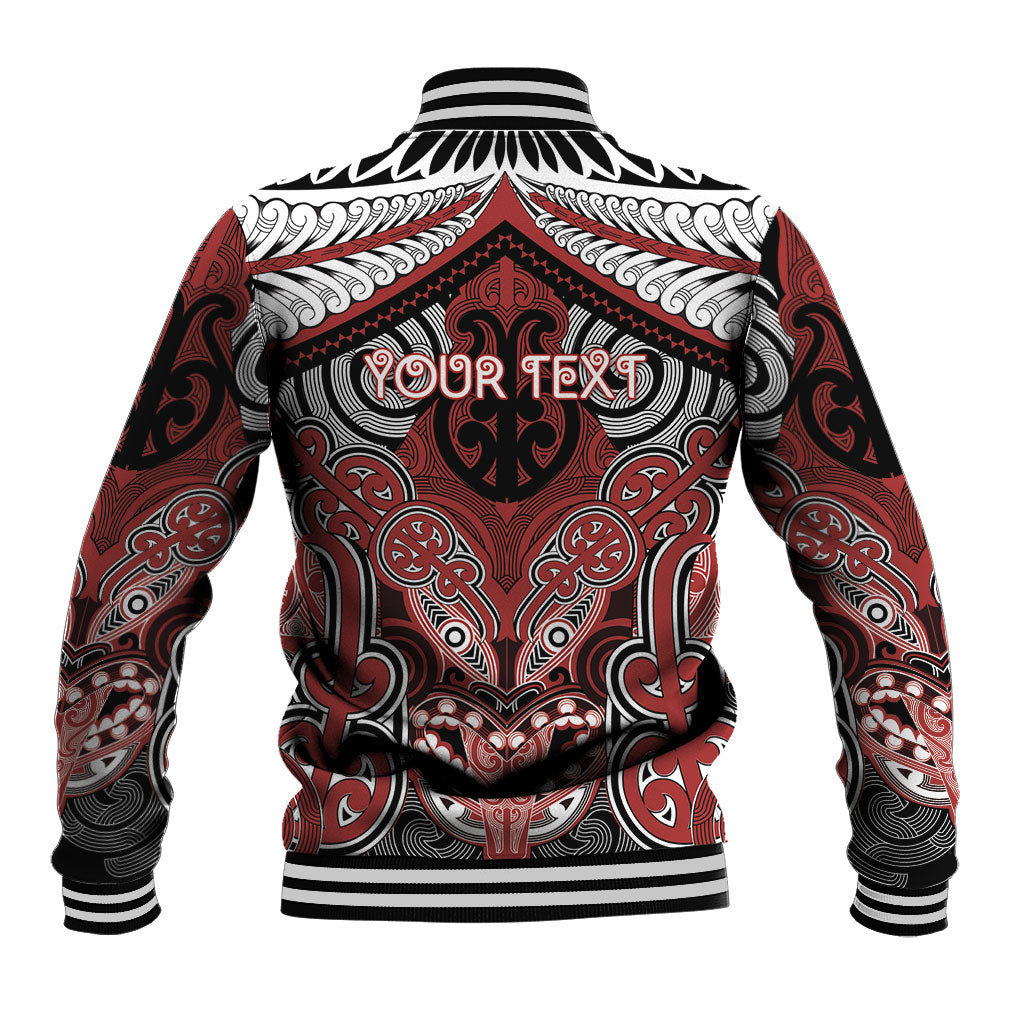 Aotearoa Iwi Ngapuhi Personalised Baseball Jacket Maori Kowhaiwhai Pattern LT19 - Polynesian Pride