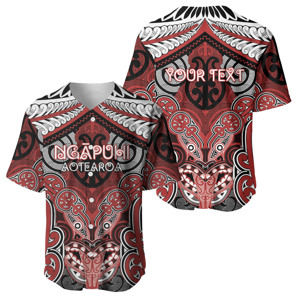 Aotearoa Iwi Ngapuhi Personalised Baseball Jersey Maori Kowhaiwhai Pattern LT19 - Polynesian Pride