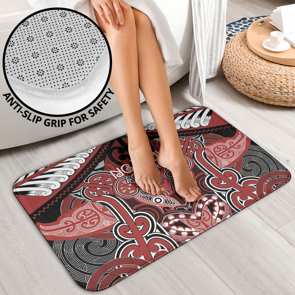 Aotearoa Iwi Ngapuhi Bathroom Set Maori Kowhaiwhai Pattern LT19 - Polynesian Pride