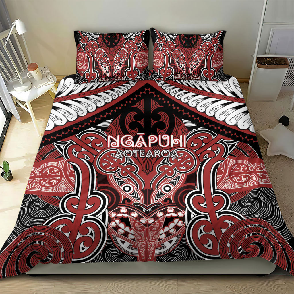 Aotearoa Iwi Ngapuhi Bedding Set Maori Kowhaiwhai Pattern LT19 - Polynesian Pride