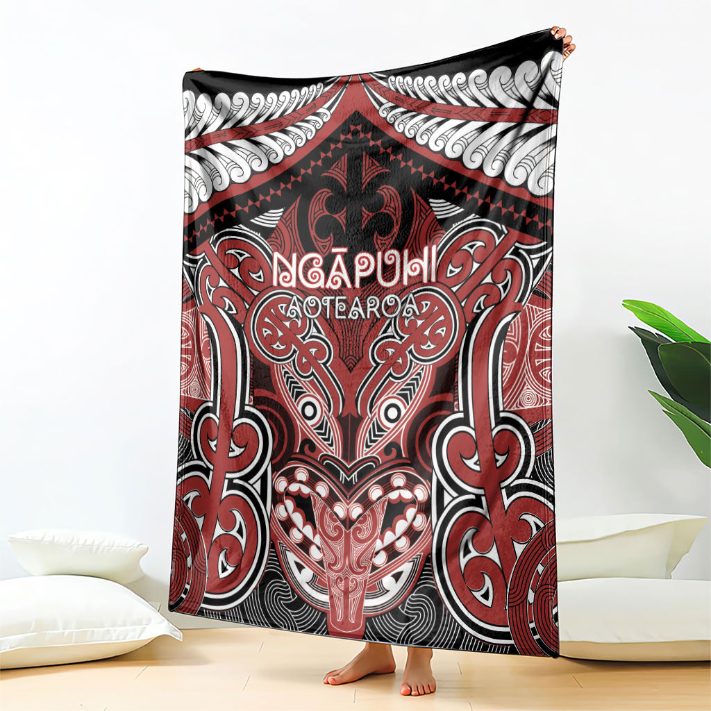 Aotearoa Iwi Ngapuhi Blanket Maori Kowhaiwhai Pattern LT19 - Polynesian Pride