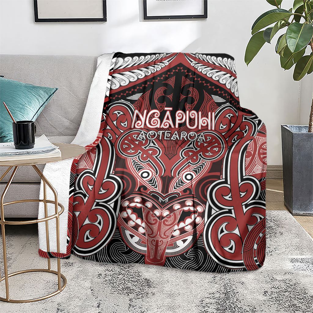 Aotearoa Iwi Ngapuhi Blanket Maori Kowhaiwhai Pattern LT19 - Polynesian Pride