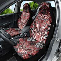 Aotearoa Iwi Ngapuhi Car Seat Cover Maori Kowhaiwhai Pattern LT19 - Polynesian Pride