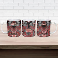 Aotearoa Iwi Ngapuhi Personalised Ceramic Mug Maori Kowhaiwhai Pattern LT19 - Polynesian Pride