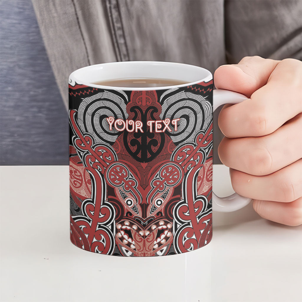 Aotearoa Iwi Ngapuhi Personalised Ceramic Mug Maori Kowhaiwhai Pattern LT19 - Polynesian Pride