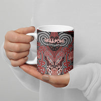 Aotearoa Iwi Ngapuhi Personalised Ceramic Mug Maori Kowhaiwhai Pattern LT19 - Polynesian Pride
