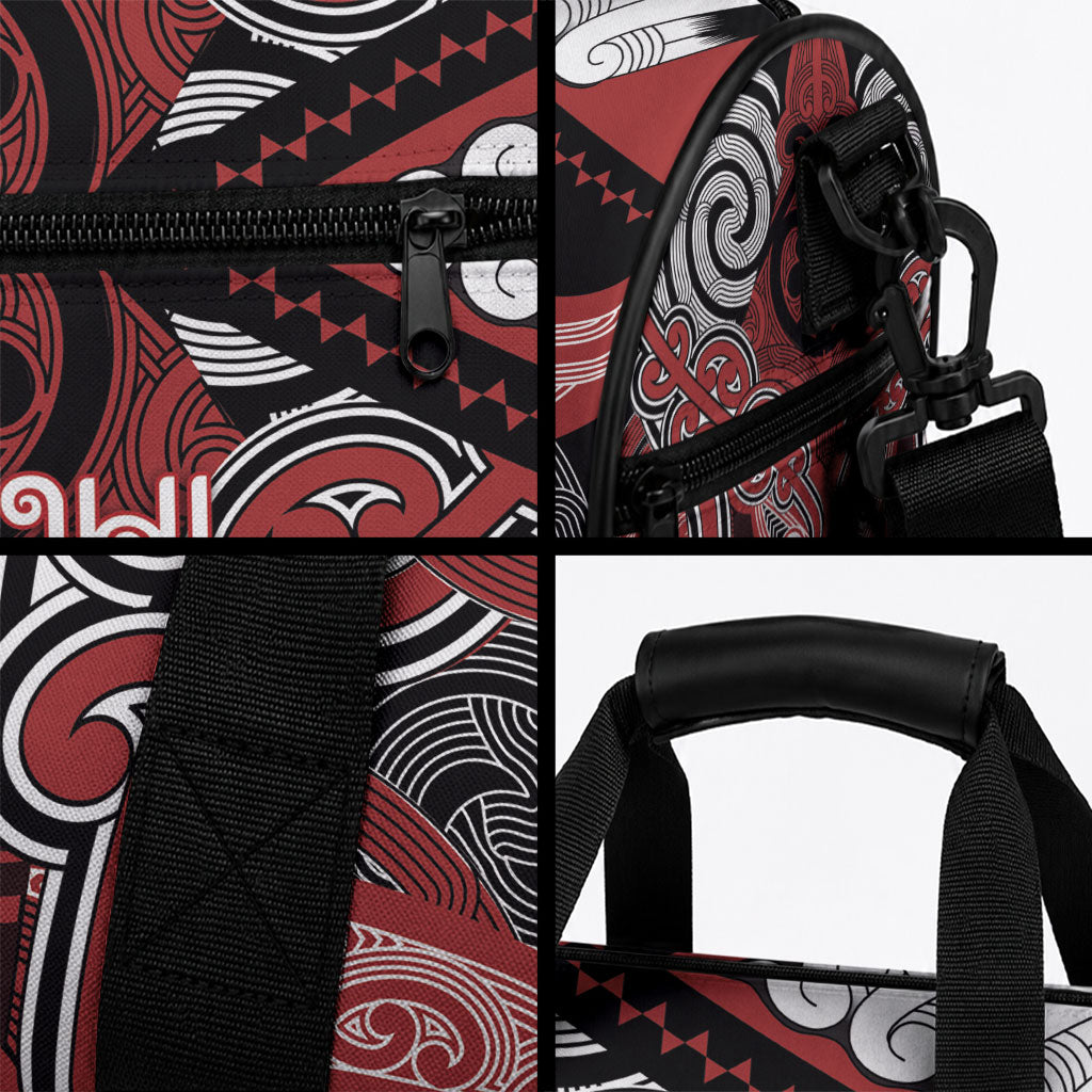 Aotearoa Iwi Ngapuhi Duffle Bag Maori Kowhaiwhai Pattern LT19 - Polynesian Pride