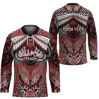 Aotearoa Iwi Ngapuhi Personalised Hockey Jersey Maori Kowhaiwhai Pattern LT19 - Polynesian Pride