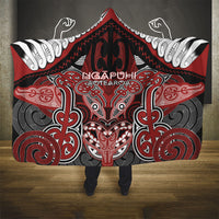 Aotearoa Iwi Ngapuhi Hooded Blanket Maori Kowhaiwhai Pattern LT19 - Polynesian Pride