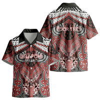 Aotearoa Iwi Ngapuhi Personalised Kid Hawaiian Shirt Maori Kowhaiwhai Pattern LT19 - Polynesian Pride