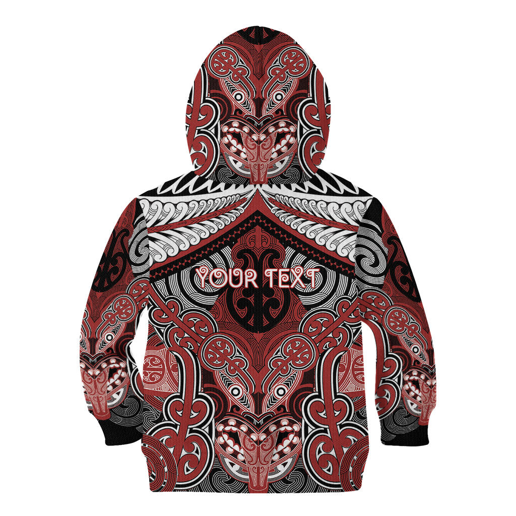 Aotearoa Iwi Ngapuhi Personalised Kid Hoodie Maori Kowhaiwhai Pattern LT19 - Polynesian Pride