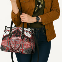 Aotearoa Iwi Ngapuhi Leather Bag Maori Kowhaiwhai Pattern LT19 - Polynesian Pride