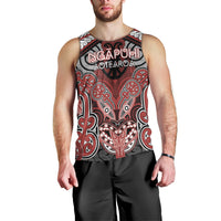 Aotearoa Iwi Ngapuhi Personalised Men Tank Top Maori Kowhaiwhai Pattern LT19 - Polynesian Pride