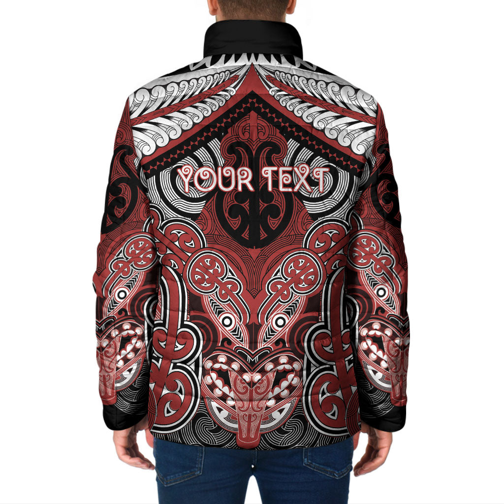Aotearoa Iwi Ngapuhi Personalised Padded Jacket Maori Kowhaiwhai Pattern LT19 - Polynesian Pride