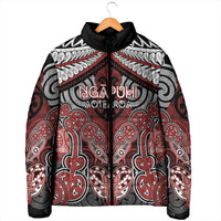 Aotearoa Iwi Ngapuhi Personalised Padded Jacket Maori Kowhaiwhai Pattern LT19 - Polynesian Pride
