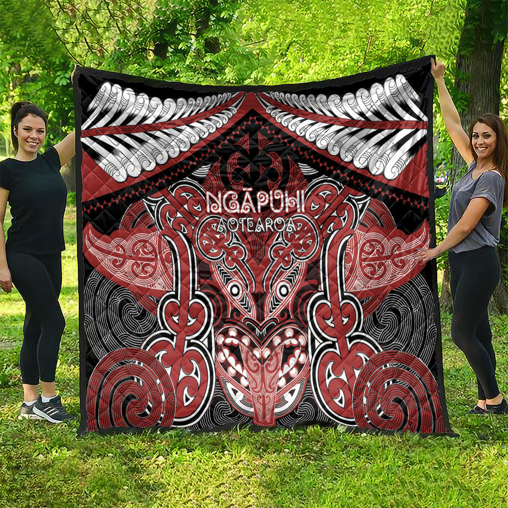 Aotearoa Iwi Ngapuhi Quilt Maori Kowhaiwhai Pattern LT19 - Polynesian Pride