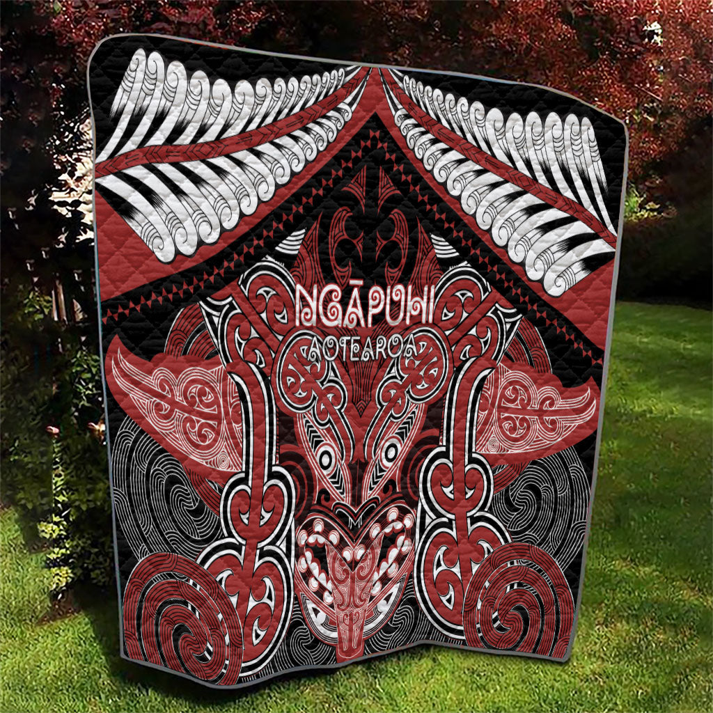 Aotearoa Iwi Ngapuhi Quilt Maori Kowhaiwhai Pattern LT19 - Polynesian Pride