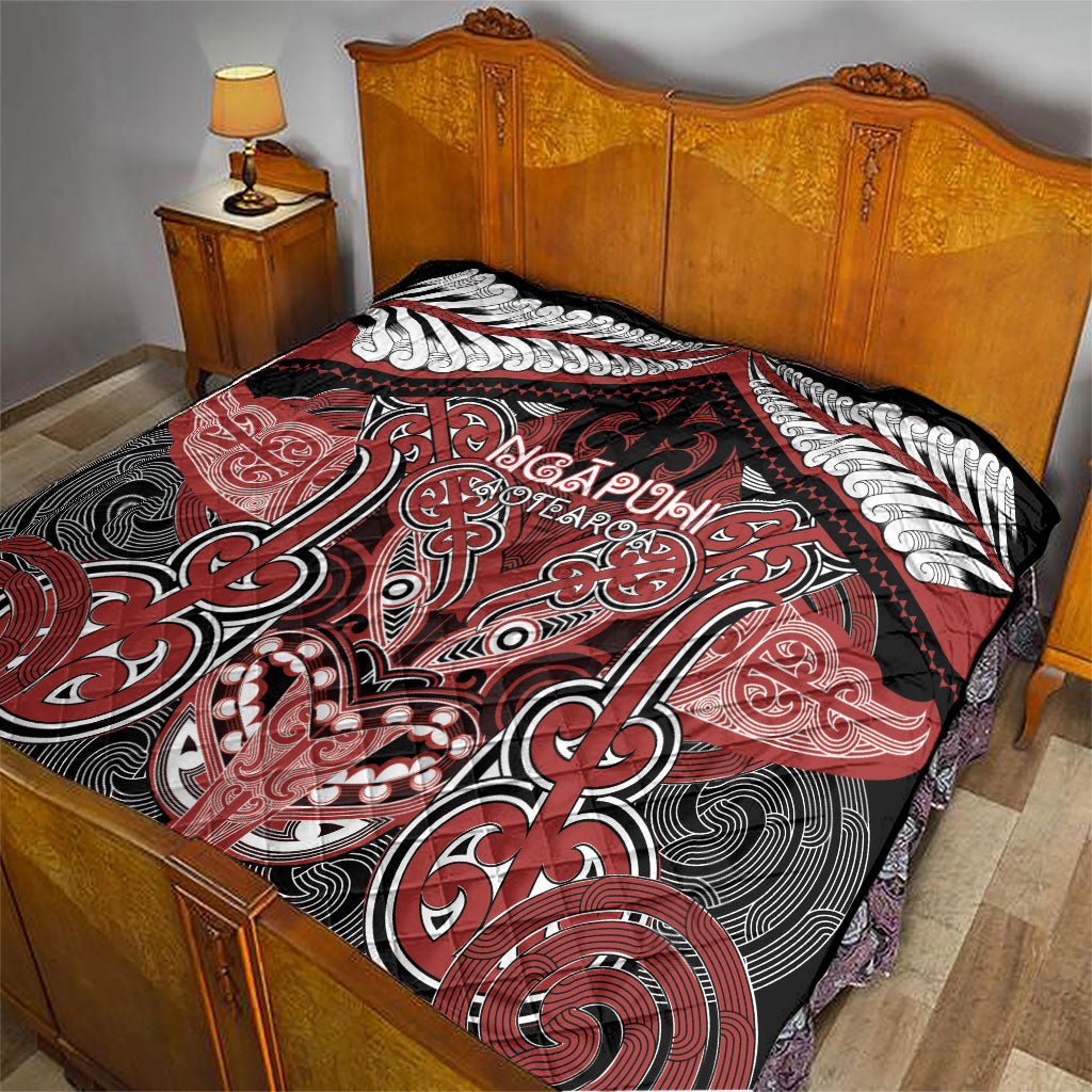 Aotearoa Iwi Ngapuhi Quilt Maori Kowhaiwhai Pattern LT19 - Polynesian Pride