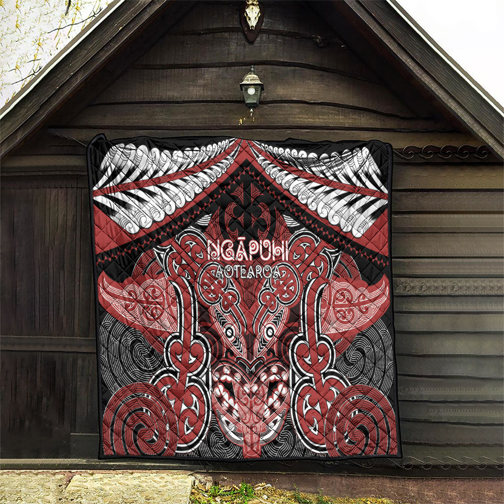 Aotearoa Iwi Ngapuhi Quilt Maori Kowhaiwhai Pattern LT19 - Polynesian Pride