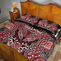 Aotearoa Iwi Ngapuhi Quilt Bed Set Maori Kowhaiwhai Pattern LT19 - Polynesian Pride