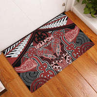 Aotearoa Iwi Ngapuhi Rubber Doormat Maori Kowhaiwhai Pattern LT19 - Polynesian Pride