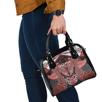 Aotearoa Iwi Ngapuhi Shoulder Handbag Maori Kowhaiwhai Pattern LT19 - Polynesian Pride