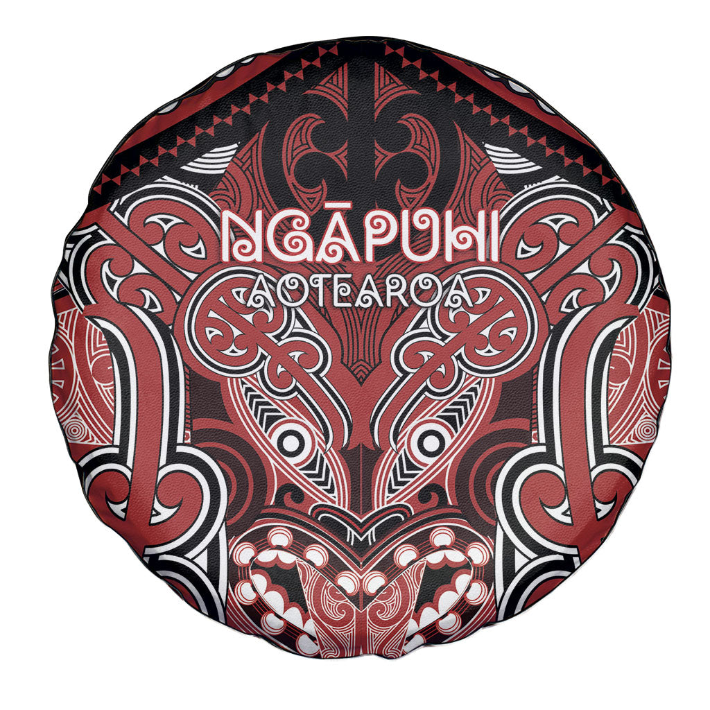 Aotearoa Iwi Ngapuhi Spare Tire Cover Maori Kowhaiwhai Pattern LT19 - Polynesian Pride