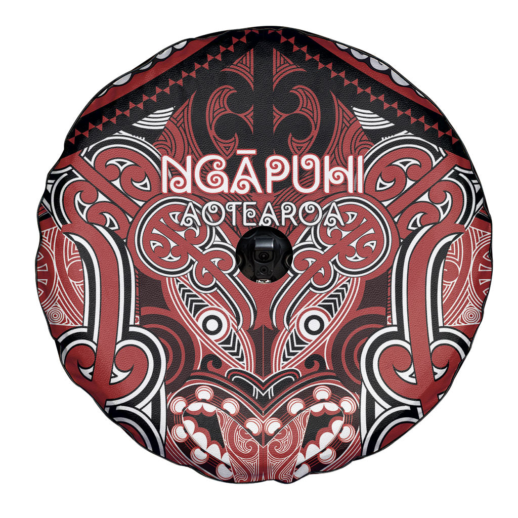 Aotearoa Iwi Ngapuhi Spare Tire Cover Maori Kowhaiwhai Pattern LT19 - Polynesian Pride