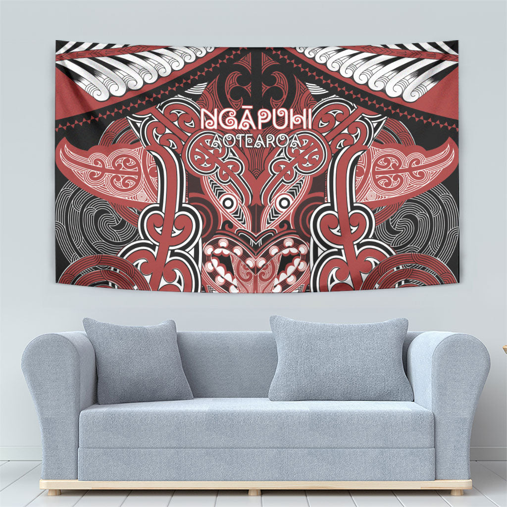 Aotearoa Iwi Ngapuhi Tapestry Maori Kowhaiwhai Pattern LT19 - Polynesian Pride