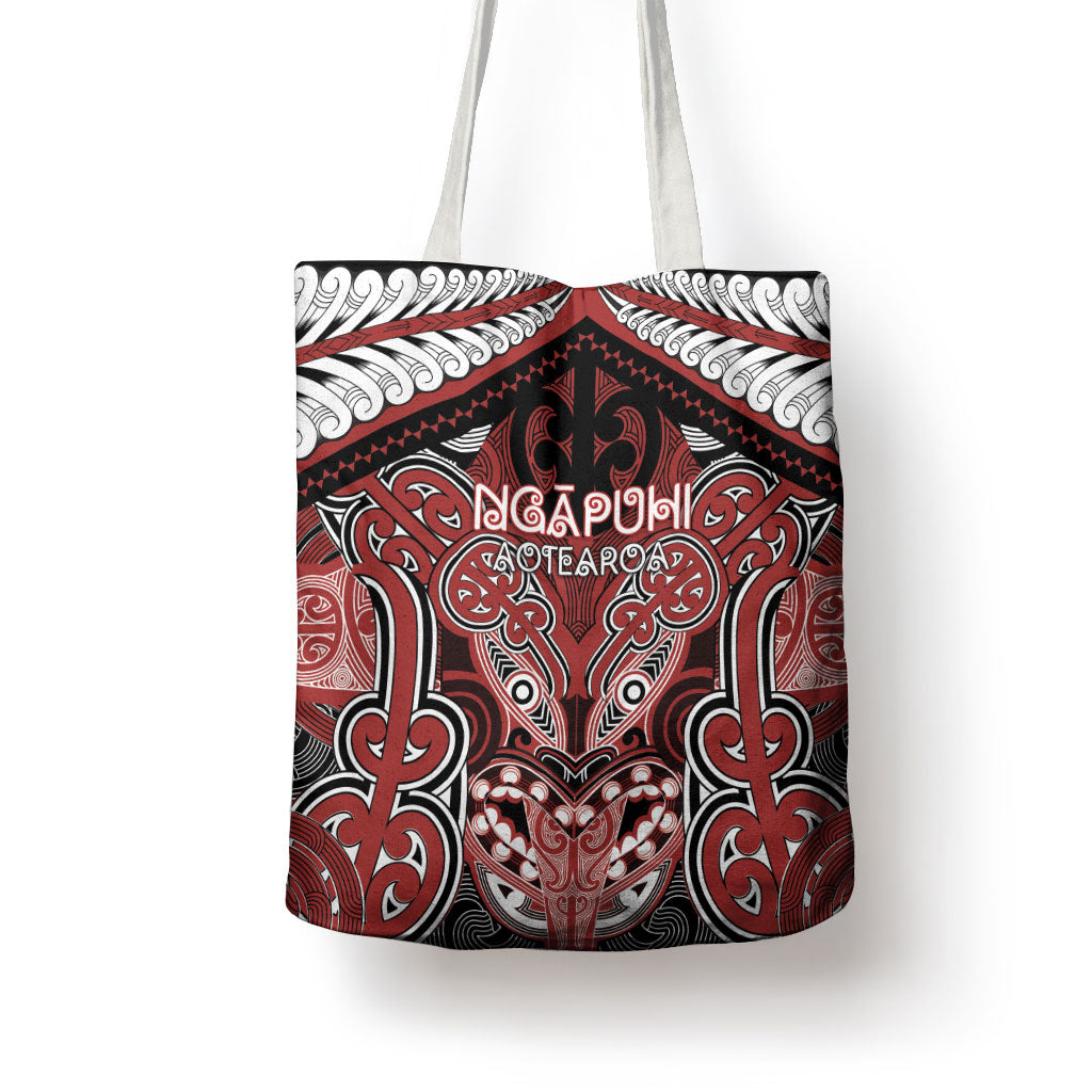 Aotearoa Iwi Ngapuhi Tote Bag Maori Kowhaiwhai Pattern LT19 - Polynesian Pride