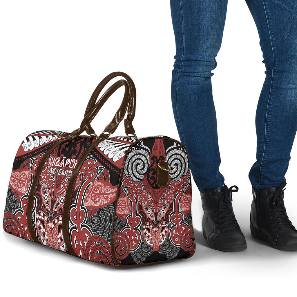 Aotearoa Iwi Ngapuhi Travel Bag Maori Kowhaiwhai Pattern LT19 - Polynesian Pride