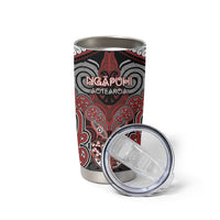 Aotearoa Iwi Ngapuhi Personalised Tumbler Cup Maori Kowhaiwhai Pattern LT19 - Polynesian Pride