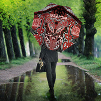 Aotearoa Iwi Ngapuhi Umbrella Maori Kowhaiwhai Pattern LT19 - Polynesian Pride