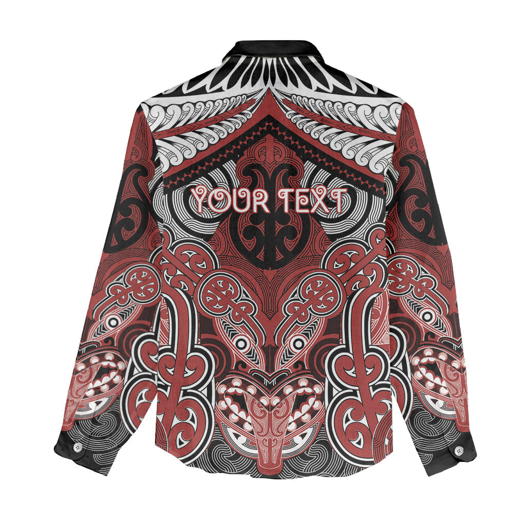 Aotearoa Iwi Ngapuhi Personalised Women Casual Shirt Maori Kowhaiwhai Pattern LT19 - Polynesian Pride