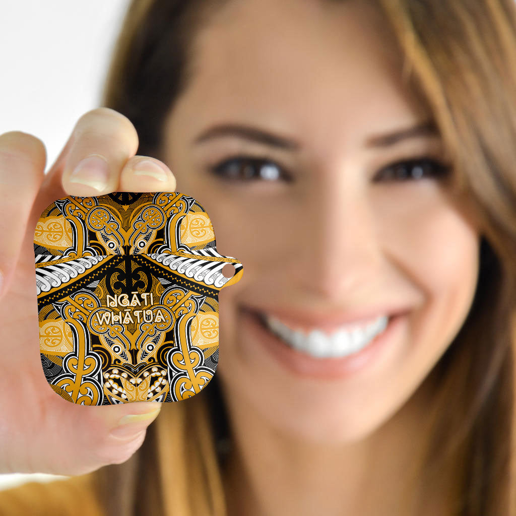 Aotearoa Iwi Ngati Whatua AirPods Case Maori Kowhaiwhai Pattern LT19 - Polynesian Pride