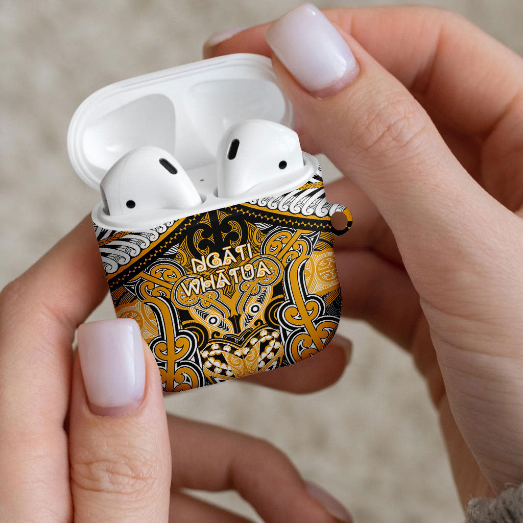 Aotearoa Iwi Ngati Whatua AirPods Case Maori Kowhaiwhai Pattern LT19 - Polynesian Pride