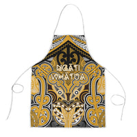 Aotearoa Iwi Ngati Whatua Apron Maori Kowhaiwhai Pattern LT19 Yellow - Polynesian Pride