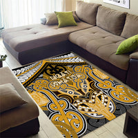 Aotearoa Iwi Ngati Whatua Area Rug Maori Kowhaiwhai Pattern LT19 - Polynesian Pride
