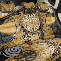 Aotearoa Iwi Ngati Whatua Back Car Seat Cover Maori Kowhaiwhai Pattern LT19 - Polynesian Pride