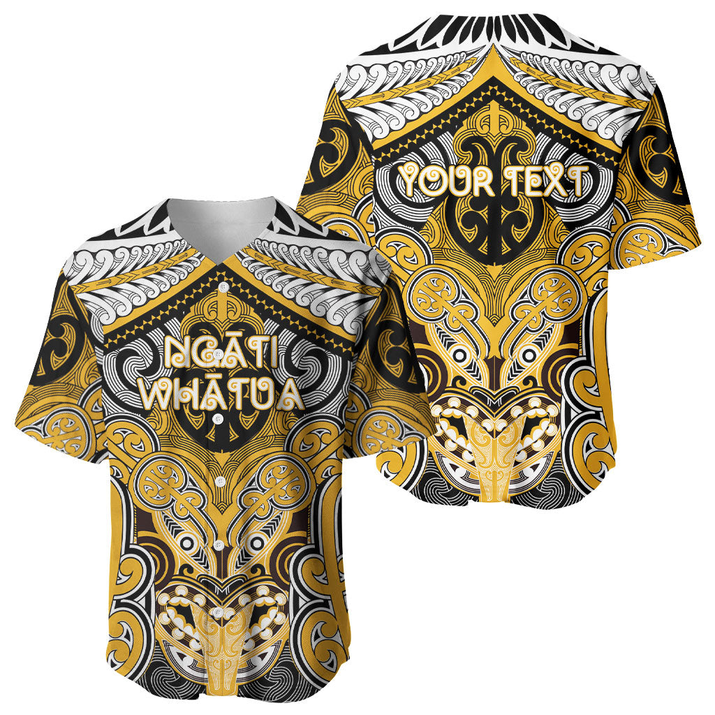 Aotearoa Iwi Ngati Whatua Personalised Baseball Jersey Maori Kowhaiwhai Pattern LT19 - Polynesian Pride