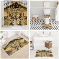 Aotearoa Iwi Ngati Whatua Bathroom Set Maori Kowhaiwhai Pattern LT19 - Polynesian Pride