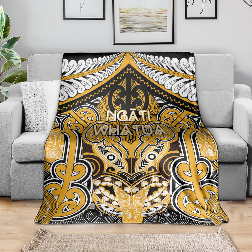 Aotearoa Iwi Ngati Whatua Blanket Maori Kowhaiwhai Pattern LT19 - Polynesian Pride