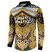 Aotearoa Iwi Ngati Whatua Personalised Button Sweatshirt Maori Kowhaiwhai Pattern LT19 - Polynesian Pride