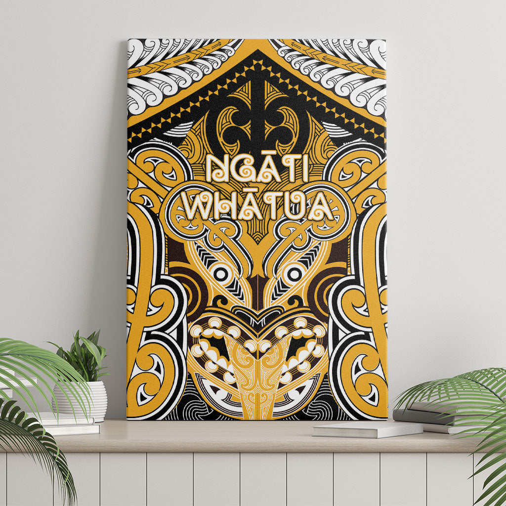 Aotearoa Iwi Ngati Whatua Canvas Wall Art Maori Kowhaiwhai Pattern LT19 - Polynesian Pride