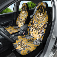 Aotearoa Iwi Ngati Whatua Car Seat Cover Maori Kowhaiwhai Pattern LT19 - Polynesian Pride