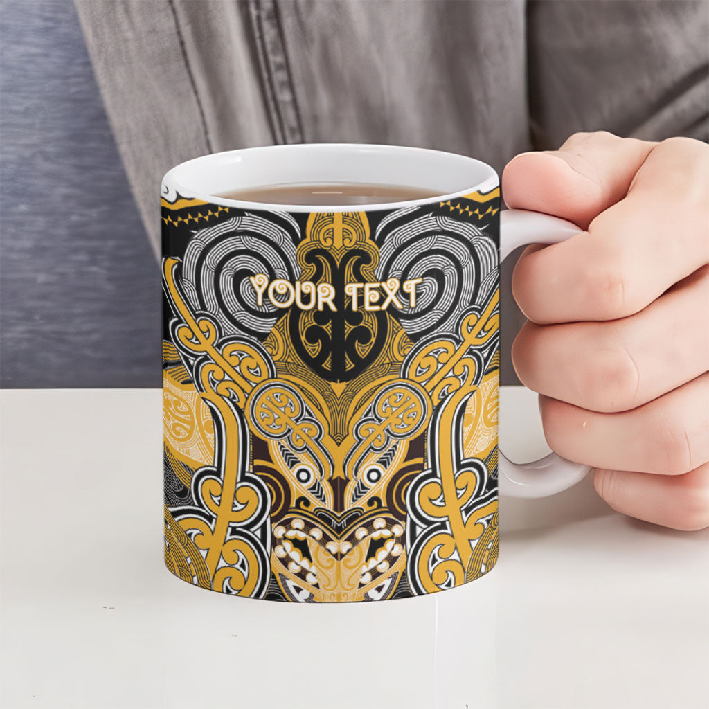 Aotearoa Iwi Ngati Whatua Personalised Ceramic Mug Maori Kowhaiwhai Pattern LT19 - Polynesian Pride