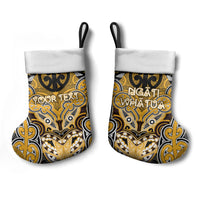 Aotearoa Iwi Ngati Whatua Personalised Christmas Stocking Maori Kowhaiwhai Pattern LT19 - Polynesian Pride