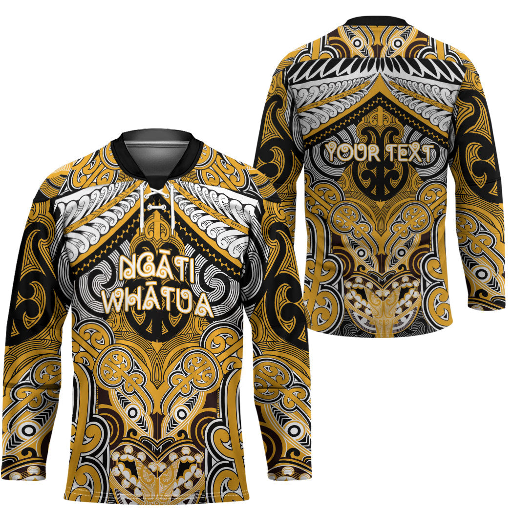 Aotearoa Iwi Ngati Whatua Personalised Hockey Jersey Maori Kowhaiwhai Pattern LT19 - Polynesian Pride