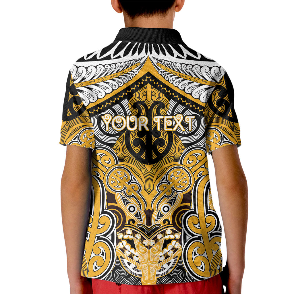 Aotearoa Iwi Ngati Whatua Personalised Kid Polo Shirt Maori Kowhaiwhai Pattern LT19 - Polynesian Pride